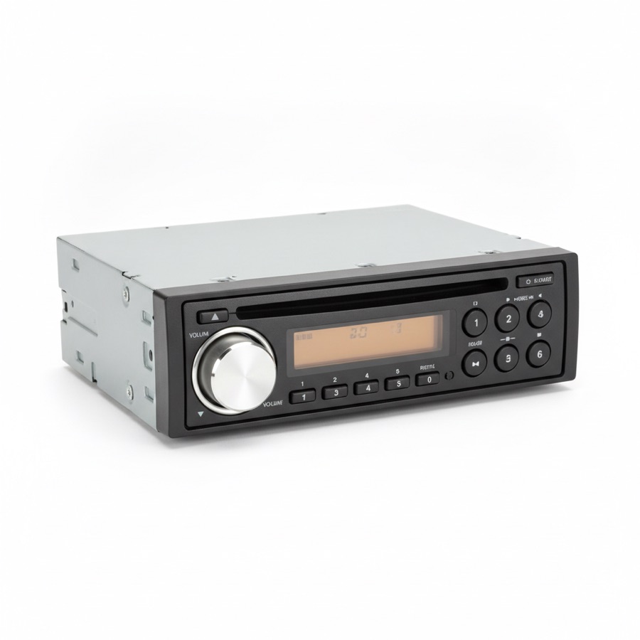 Single-DIN Bluetooth CD receiver